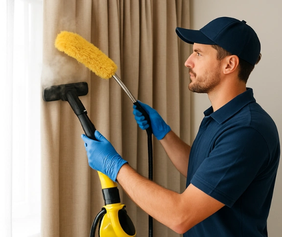 Trusted drapes cleaning technician Matty Curtain Cleaning freshwater-nsw QLD